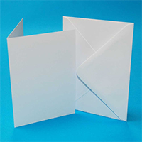 50 Cards and Envelope Packs - C6 White DB3 50 Cards and Envelope Packs - C6 White DB3
