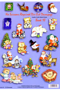 Die Cut 3D Card Book 10 DO1 Die Cut 3D Card Book 10 DO1