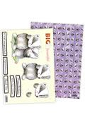 Die Cut 3D Card with Backing Sheet (10) SALE