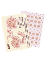 Die Cut 3D Card with Backing Sheet (10) SALE