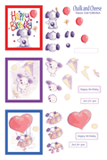 Die Cut 3D - Chalk and Cheese 10 Sheets Die Cut 3D - Chalk and Cheese 10 Sheets