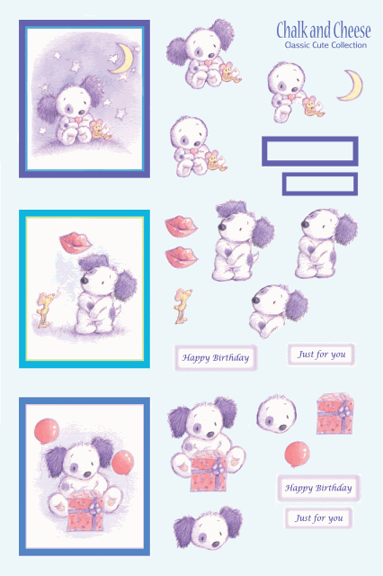 Die Cut 3D - Chalk and Cheese 10 Sheets
