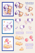 Die Cut 3D - Chalk and Cheese 10 Sheets Die Cut 3D - Chalk and Cheese 10 Sheets