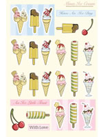 Die Cut 3D - Mmm Ice Cream (10 Sheets)