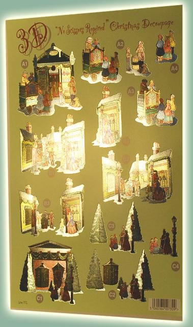 Reflections Die-Cut Decoupage for Christmas