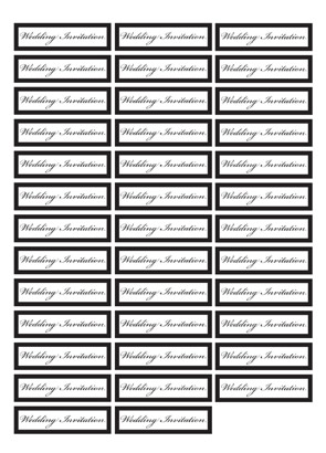 Die Cut 3D (10 Sheets) - Wedding Invitation 'gold'