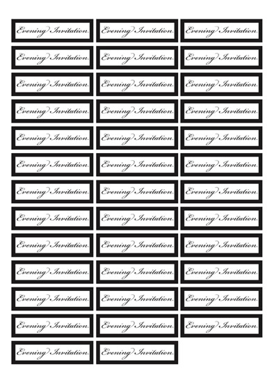 Die Cut 3D (10 Sheets) - Order of Service 'gold'