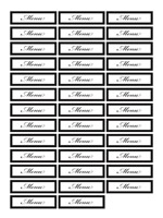 Die Cut 3D (10 Sheets) - Menu 'silver' Die Cut 3D (10 Sheets) - Menu 'silver'