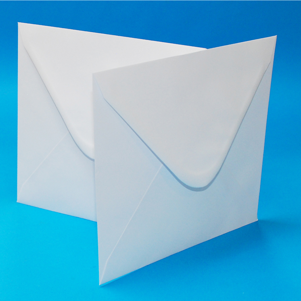 30 White Envelopes 8x8