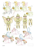 Die Cut 3D (10 Sheets) - Forever Fairies Die Cut 3D (10 Sheets) - Forever Fairies