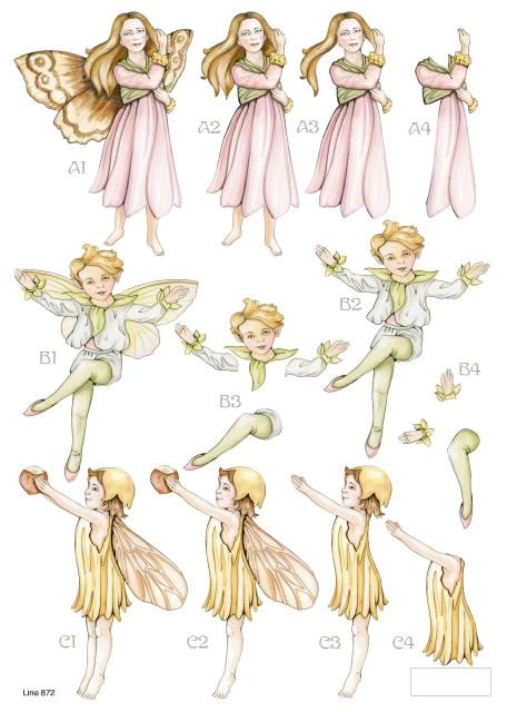 Die Cut 3D (10 Sheets) - Forever Fairies
