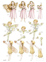 Die Cut 3D (10 Sheets) - Forever Fairies Die Cut 3D (10 Sheets) - Forever Fairies