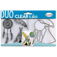 Clear Duo Stamp & Dies - Indian set