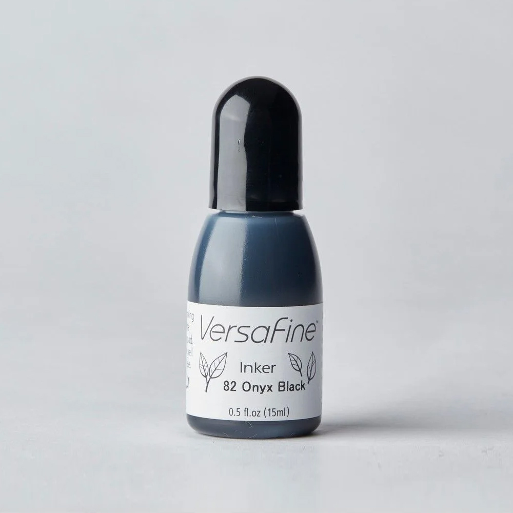 NEW Tsukineko - VersaFine Ink Refill Onyx Black