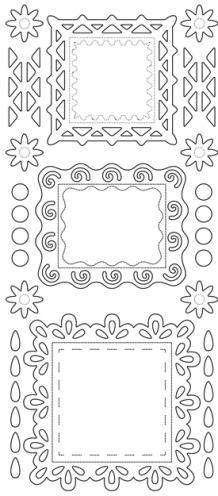 JEJE - Mirro Stickers - Square