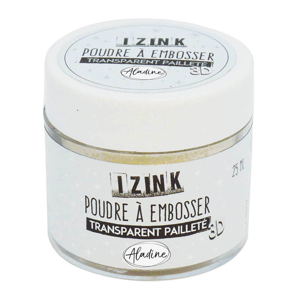 Izink Embossing Powder - Iridescent Sparkle 25ml