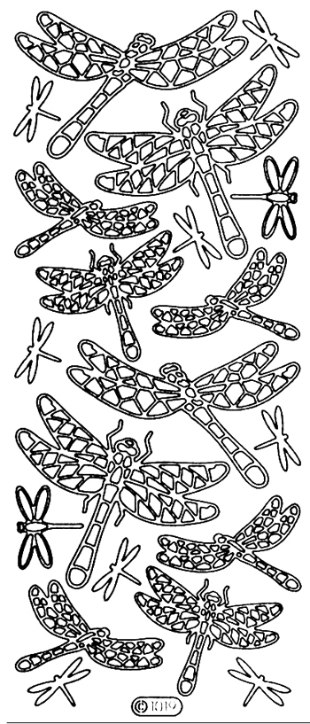 Starform Peel Off Sticker - Dragonflies