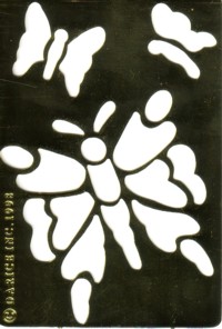 Brass Embossing Stencil DT8