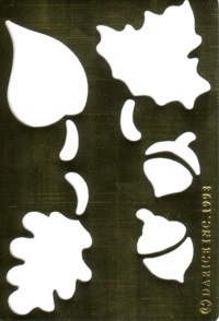 Brass Embossing Stencil DT8