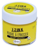 Izink Embossing Powder - Relief Mimosa 25ml Izink Embossing Powder - Relief Mimosa 25ml