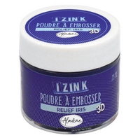 Izink Embossing Powder - Relief Iris 25ml Izink Embossing Powder - Relief Iris 25ml