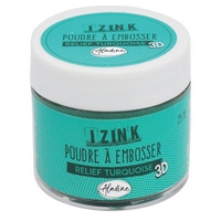 Izink Embossing Powder - Relief Turquoise 25ml Izink Embossing Powder - Relief Turquoise 25ml