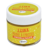 Izink Embossing Powder - Citronella Paillete 25ml