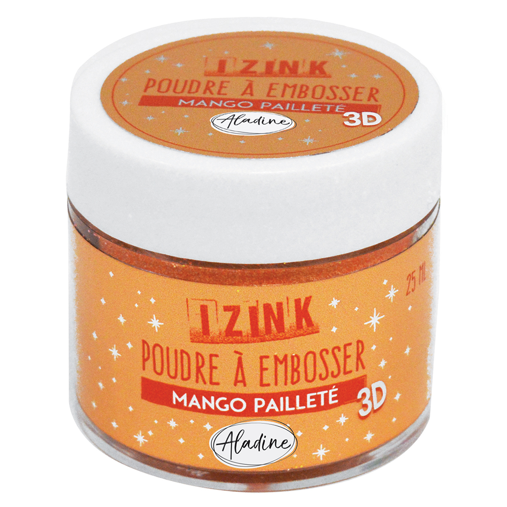 Izink Embossing Powder - Mango Paillete 25ml