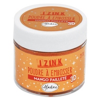 Izink Embossing Powder - Mango Paillete 25ml