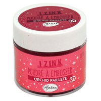 Izink Embossing Powder - Orchid Paillete 25ml