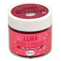 Izink Embossing Powder - Orchid Paillete 25ml Izink Embossing Powder - Orchid Paillete 25ml