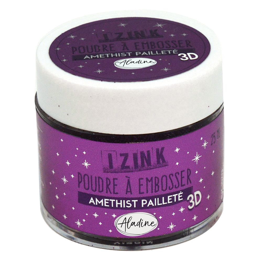 Izink Embossing Powder - Amethist Paillete 25ml