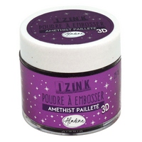 Izink Embossing Powder - Amethist Paillete 25ml Izink Embossing Powder - Amethist Paillete 25ml