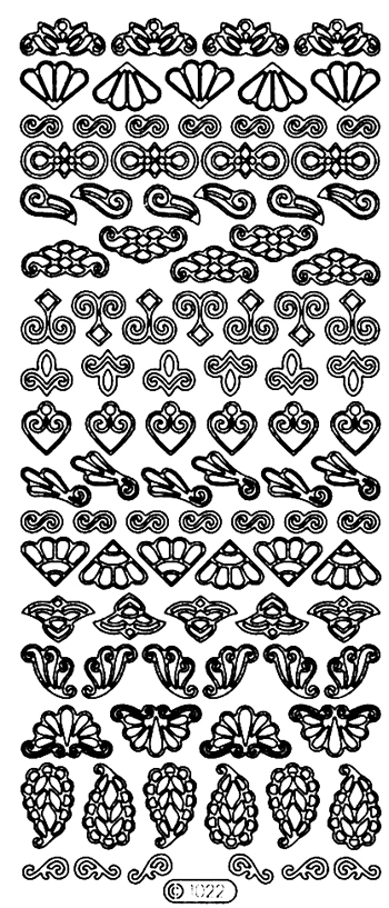 Starform Peel Off Sticker - Corner Shapes