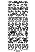 Starform Peel Off Sticker - Corner Shapes Starform Peel Off Sticker - Corner Shapes