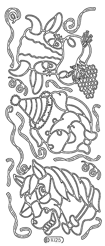 Starform Peel Off Sticker - Party Animal