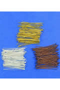 Head Pin, 45mm, Gold, 100pcs/bag