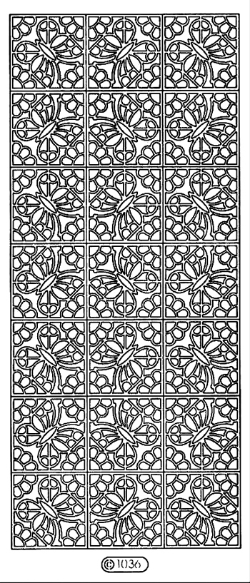 Starform Peel Off Sticker - Butterfly Squares