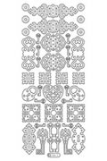 Starform Peel Off Outline Sticker - Locks Keys Starform Peel Off Outline Sticker - Locks Keys