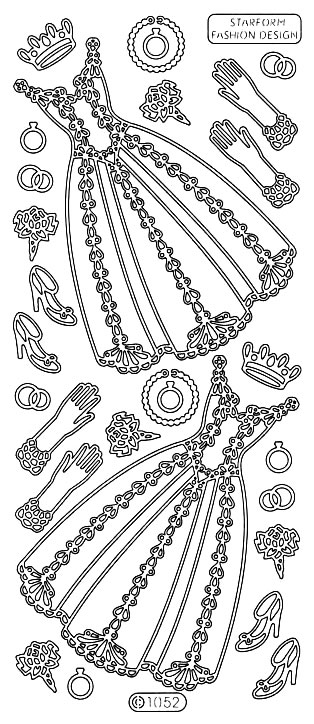 Starform Peel Off Sticker - Dresses