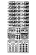Starform Peel Off Outline Sticker - Alphabet Starform Peel Off Outline Sticker - Alphabet