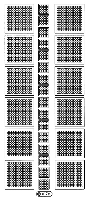 Starform Peel Off Sticker - Grid Squares
