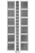 Starform Peel Off Sticker - Grid Squares Starform Peel Off Sticker - Grid Squares