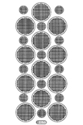 Starform Peel Off Sticker - Grid Circles
