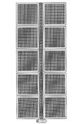 Starform Peel Off Sticker - Large Grid Squares Starform Peel Off Sticker - Large Grid Squares