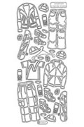 Starform Peel Off Sticker - Assorted Fashion Starform Peel Off Sticker - Assorted Fashion