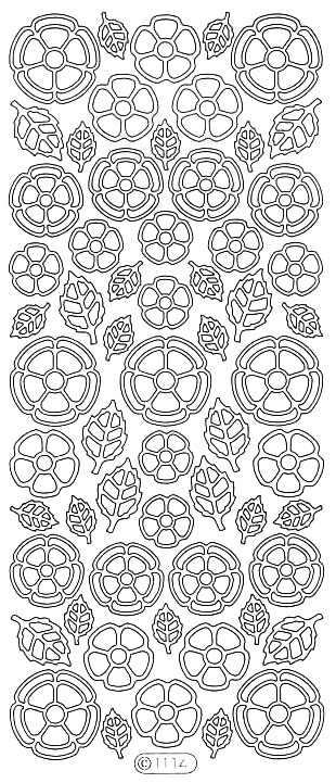 Starform Peel Off Sticker - Flowers & Leaves