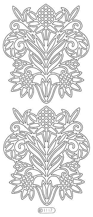 Starform Peel Off Sticker - Floral