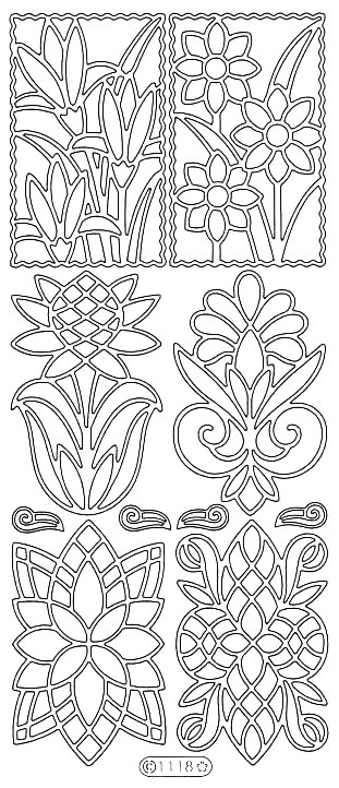 Starform Peel Off Sticker - Floral