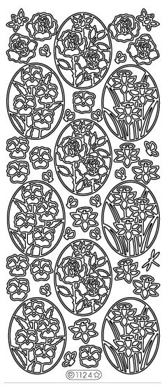 Starform Peel Off Sticker - Floral Frames
